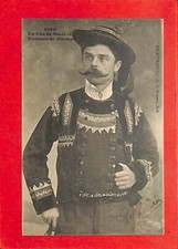 SCAER (29) POSTCARD "MAN IN WEDDING SUIT" FOLKLORE