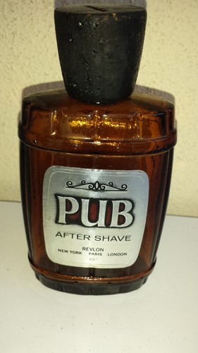 Ancien flacon vide vintage pub - flacon,