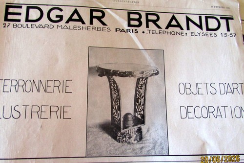 Edgar brandt ferronnerie calor - brandt,