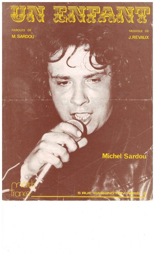 Partition michel sardou - partition,
