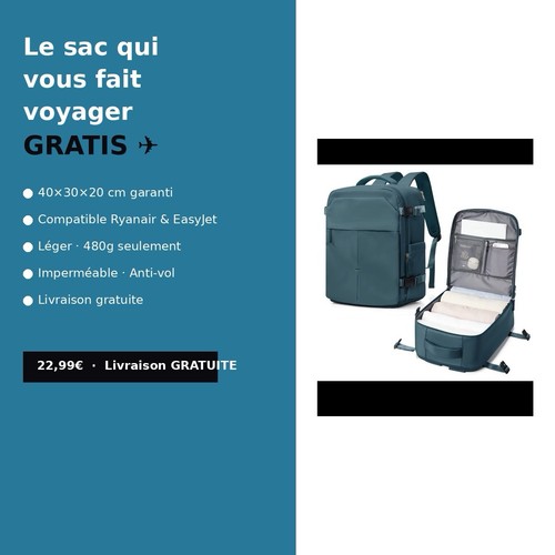 Sac cabine 40x30x20 - cabine, made
