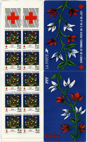Timbre france carnet - timbre, croix