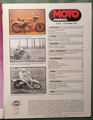 Moto journal 486 jean - moto,