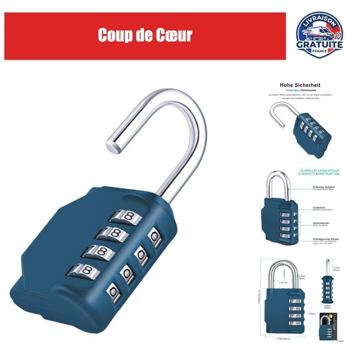 Cadenas code chiffres - à, 4