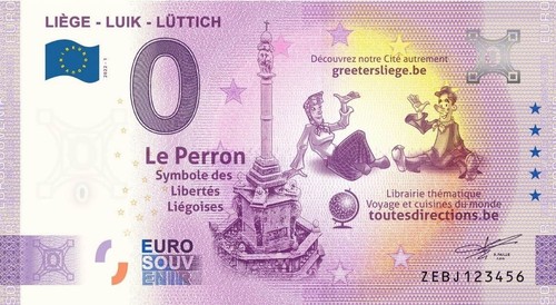 Billet souvenir 2022 belgique - souvenir,