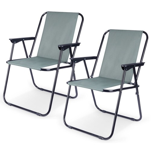 Chaise camping pliante 2pcs - chaise,
