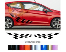 2 X BANDES BAS DE CAISSE POUR FORD FIESTA RALLYE SPORT DECO STICKER BD426L