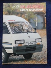 Subaru Free 1200 All-Wheel Drive Prospectus 11.1987