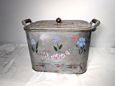 Steel Copper Boiler Vintage Wash Tub Atlantic Boilerette Wood Handles Knob