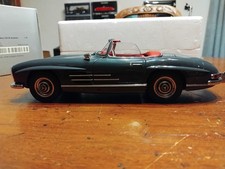 Minichamps Mercedes 300 SL Roadster Gris-vert métal 1/18 Edition constructeur