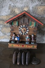 Pendule A Coucou En Bois anime