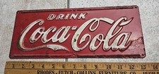 Rare Vintage Coca-Cola Antique Sign Machine Cooler Drink Coke Soda Pop Parlor 