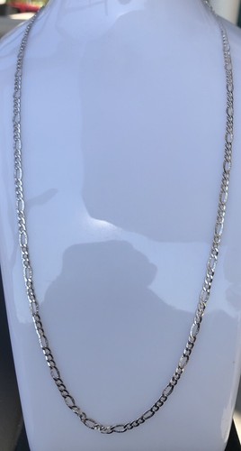 Collier homme blanc 18kt - or,