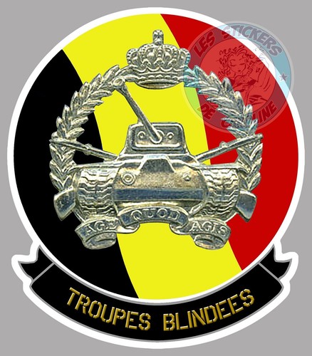 Sticker armee belge insigne - belge,