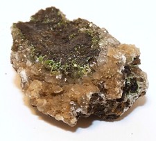 Minerals Collection - Calcite? Dolomie? + green crystallization - 16g