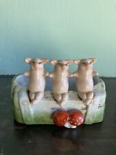 Empty pig pocket porcelain numbered