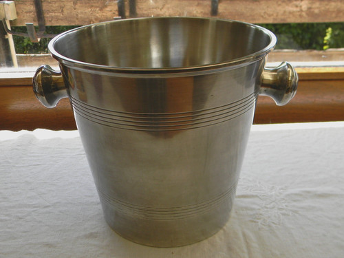 Seau champagne métal - en,