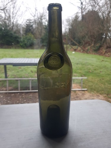Bouteille vin verre - verre, soufflé