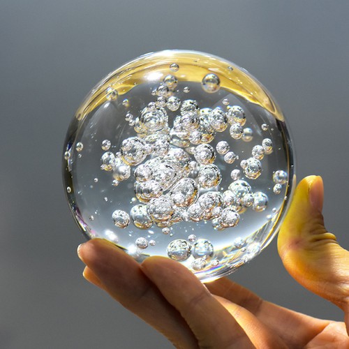 Boule cristal bulles - boule,