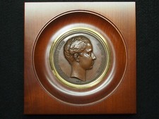 MEDAILLON CUIVRE " BARRE 1869