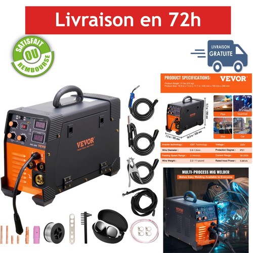 Vevor poste souder mig - poste, 200a