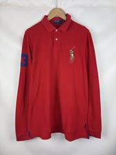 Polo by Ralph Lauren vintage homme manches longues Big Pony 3 polo taille XL