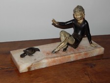 ANCIENNE SCULPTURE en BRONZE
