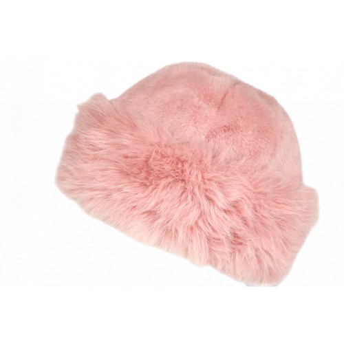 Toque chapka fourrure rose - fourrure,