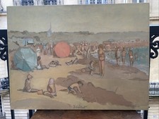 Œuvre Huile Sur Toile -