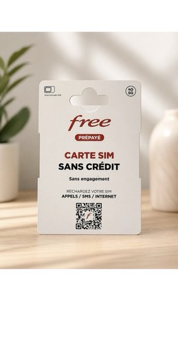 Carte sim prepayee free - carte, sans