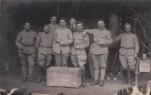 Carte photo ancienne barr - photo,