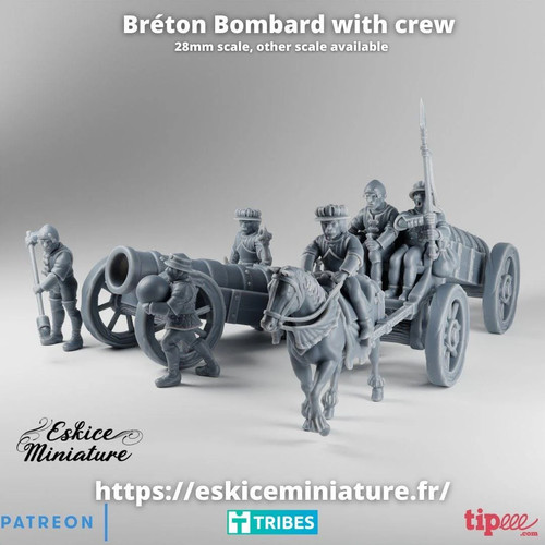 Medieval breton bombard - breton,