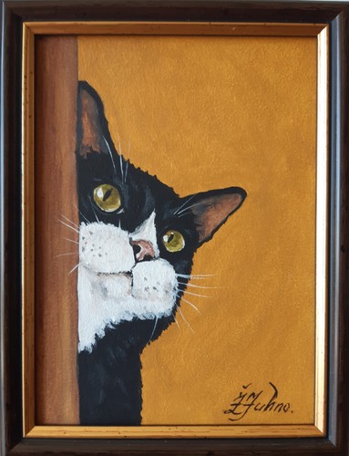Peinture huile originale - l'huile,