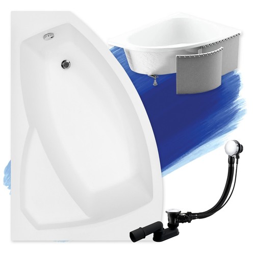 Baignoire bain angle 140x90 - d'angle,