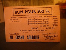 BUVARD AU GRAND SOLDEUR