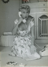 Martine Carol Vintage silver