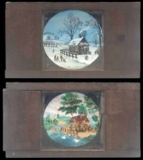 PLAQUES  1880 - HIVER - ÉTÉ