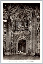 Central Hall Palace of Westminster Interior London Vintage Black White