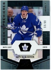 2016-17 Upper Deck Trilogy Mitch Marner Rookie Premieres Black Level 1 /99 #53