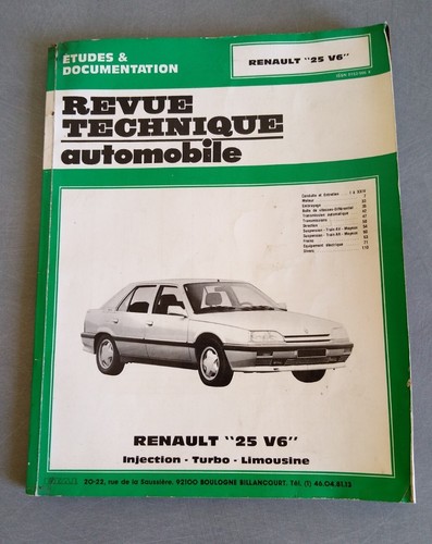 Revue technique renault v6 - revue,