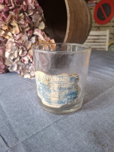 Ancien pot mayonnaise en - ancien,