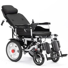 Fauteuil roulant électrique pliable léger 12Ah 2x250W 46cm