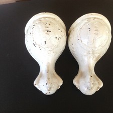 Pair Cast Iron Ball & Claw
