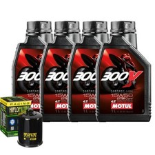 Huile Kit De Découpe Motul 300V 15W50 Pour Kawasaki ZX750 M1 M2 ZXR750R 93>95