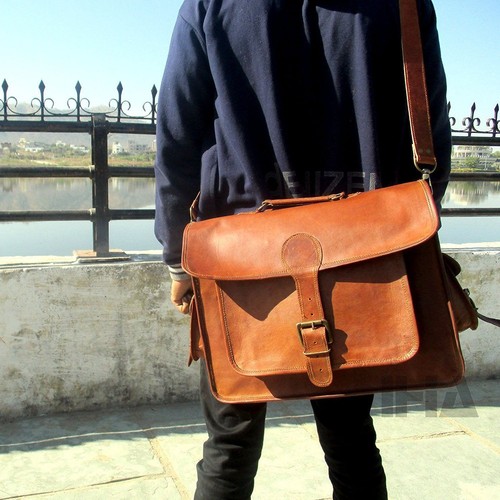 Sac cuir pour homme vintage - sac,