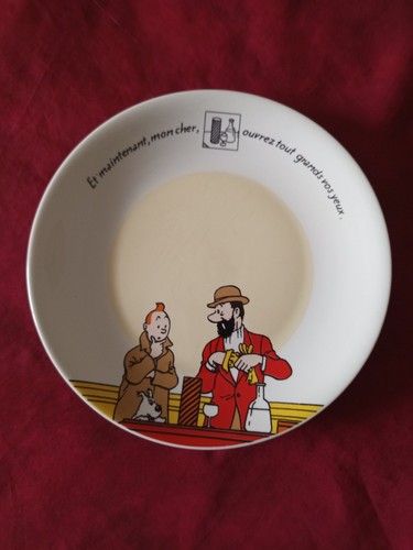 Assiette creuse tintin les - et,