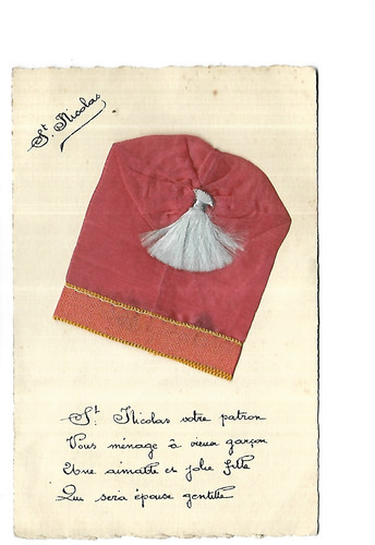 Carte avec bonnet - bonnet, saint
