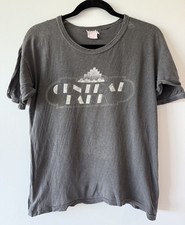 VINTAGE 70s Central Park New York City Charcoal Retro Boxy Faded T-Shirt - S/M