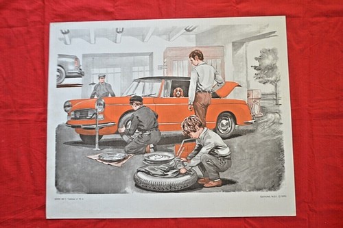 Ancienne affiche scolaire mdi - ancienne,