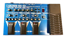 BOSS ME-50 Guitar Effects Pedal Multi-Effects Unit Pedal Used With Power Cord